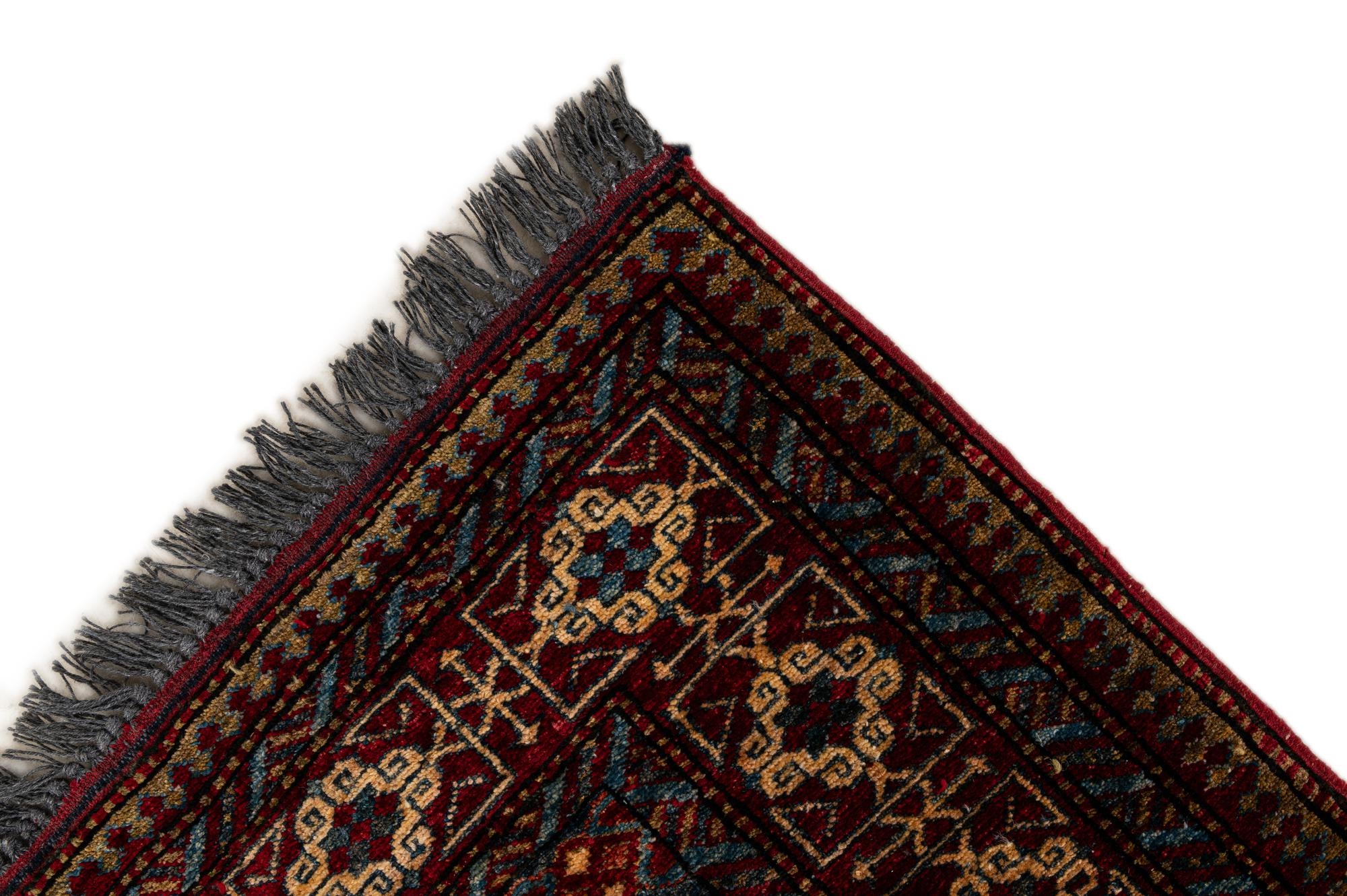 120cm x 150cm anudado a mano Kazak Alfombra Lana