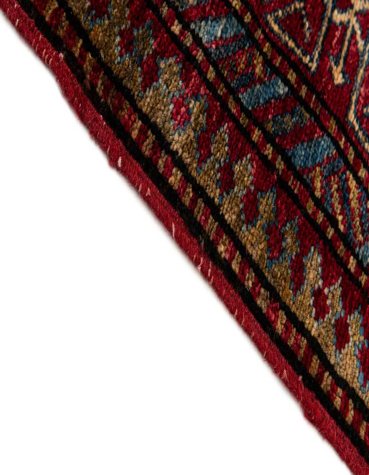 Detail image of 4' x 5'  Hand Knotted Kazak Wool Rug