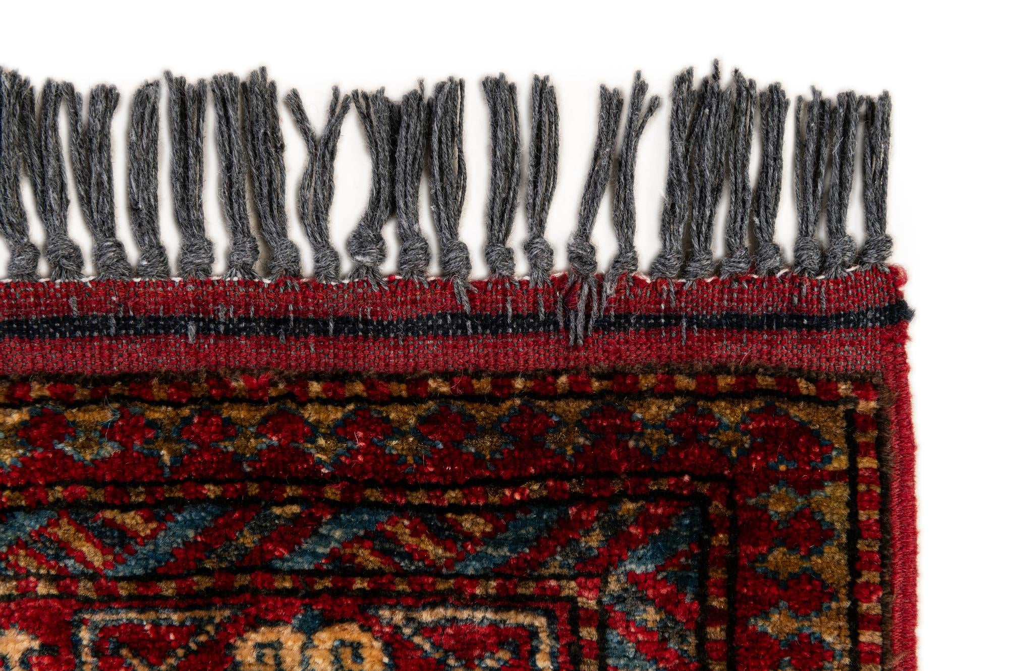 120cm x 150cm anudado a mano Kazak Alfombra Lana