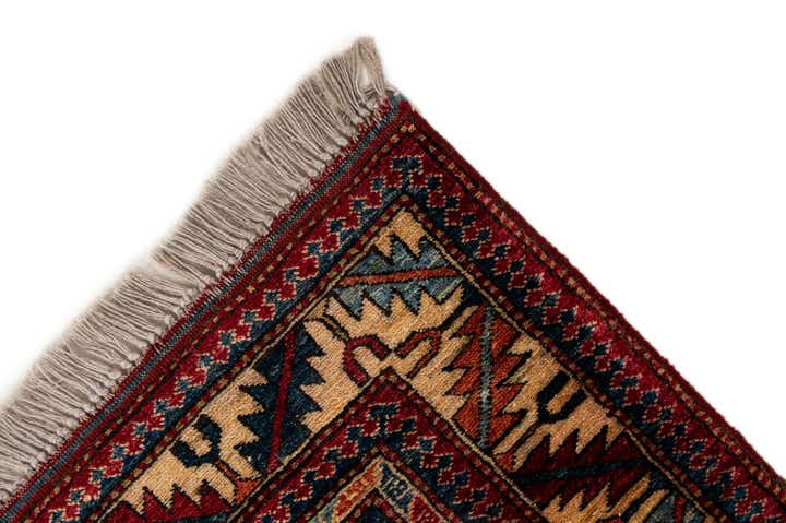 3' 10 x 5' 11 Hand Knotted Kazak Wool Rug