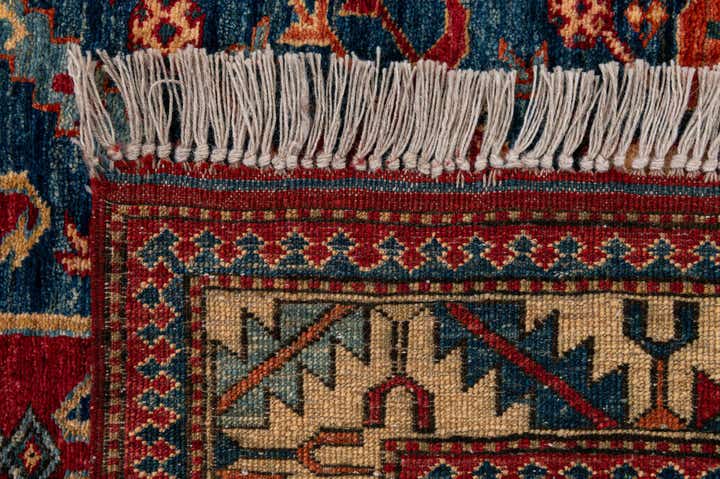 3' 10 x 5' 11 Hand Knotted Kazak Wool Rug