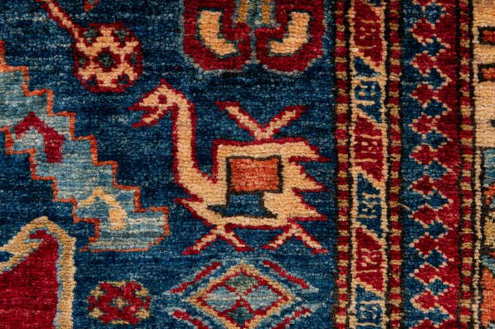 3' 10 x 5' 11 Hand Knotted Kazak Wool Rug