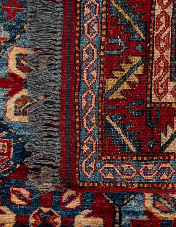 Detail image of 3' 11 x 6' 1  Hand Knotted Kazak Wool Rug
