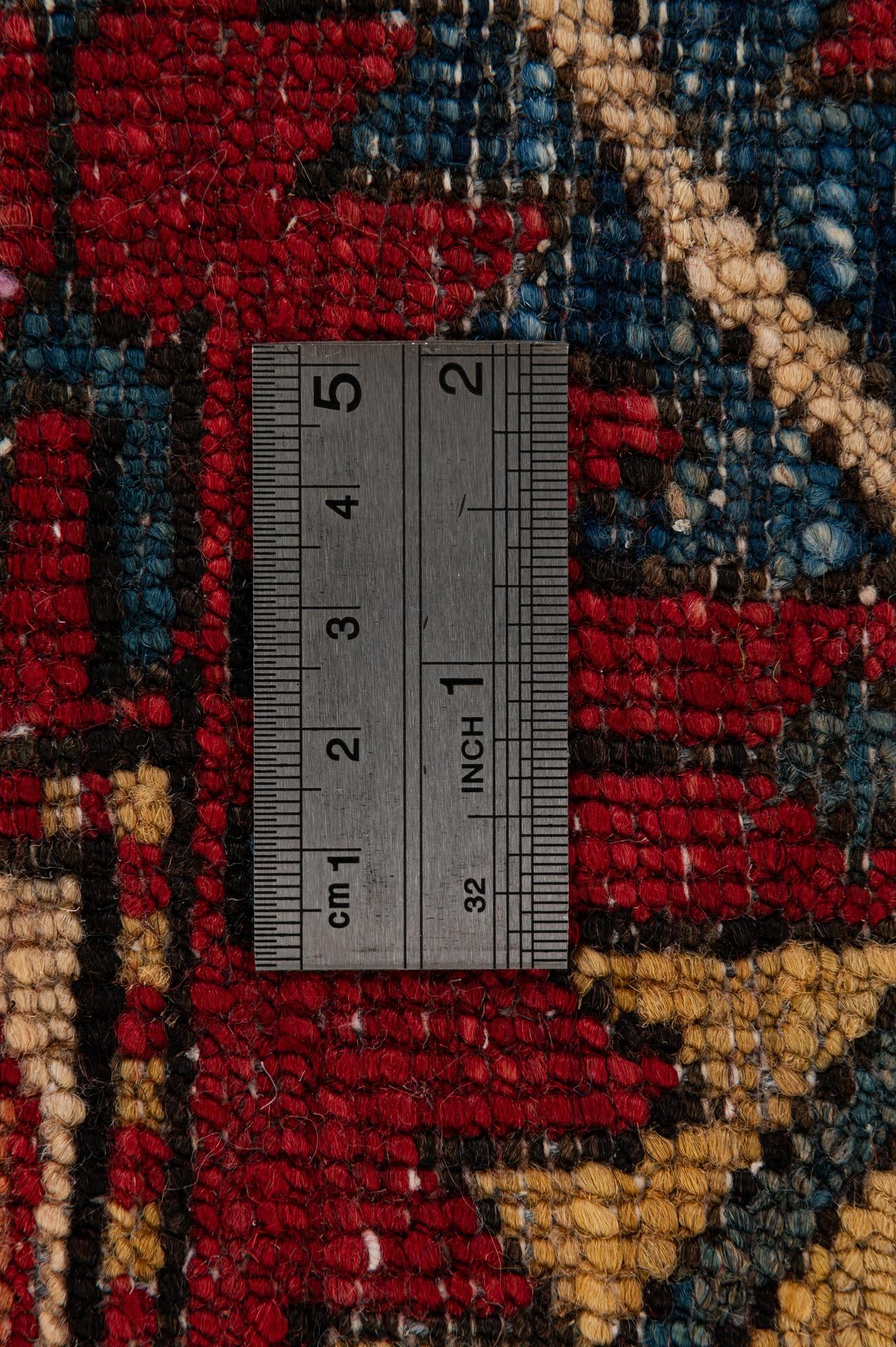 3' 11 x 6' 1 Hand Knotted Kazak Wool Rug