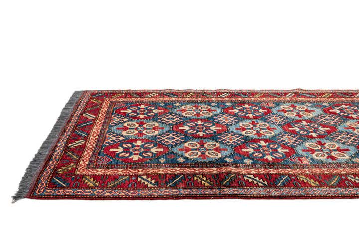 3' 11 x 6' 1 Hand Knotted Kazak Wool Rug
