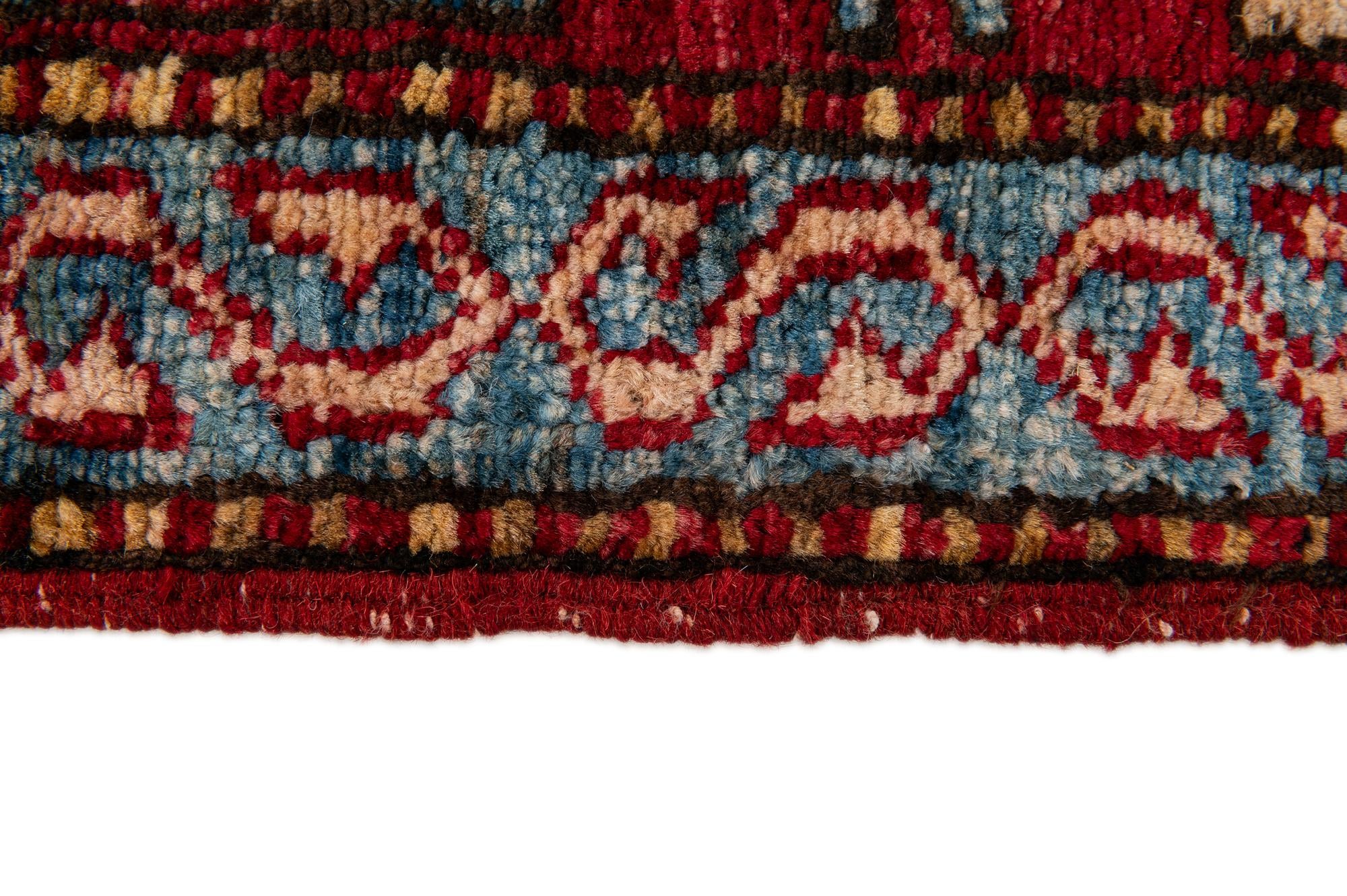 3' 11 x 6' 1 Hand Knotted Kazak Wool Rug