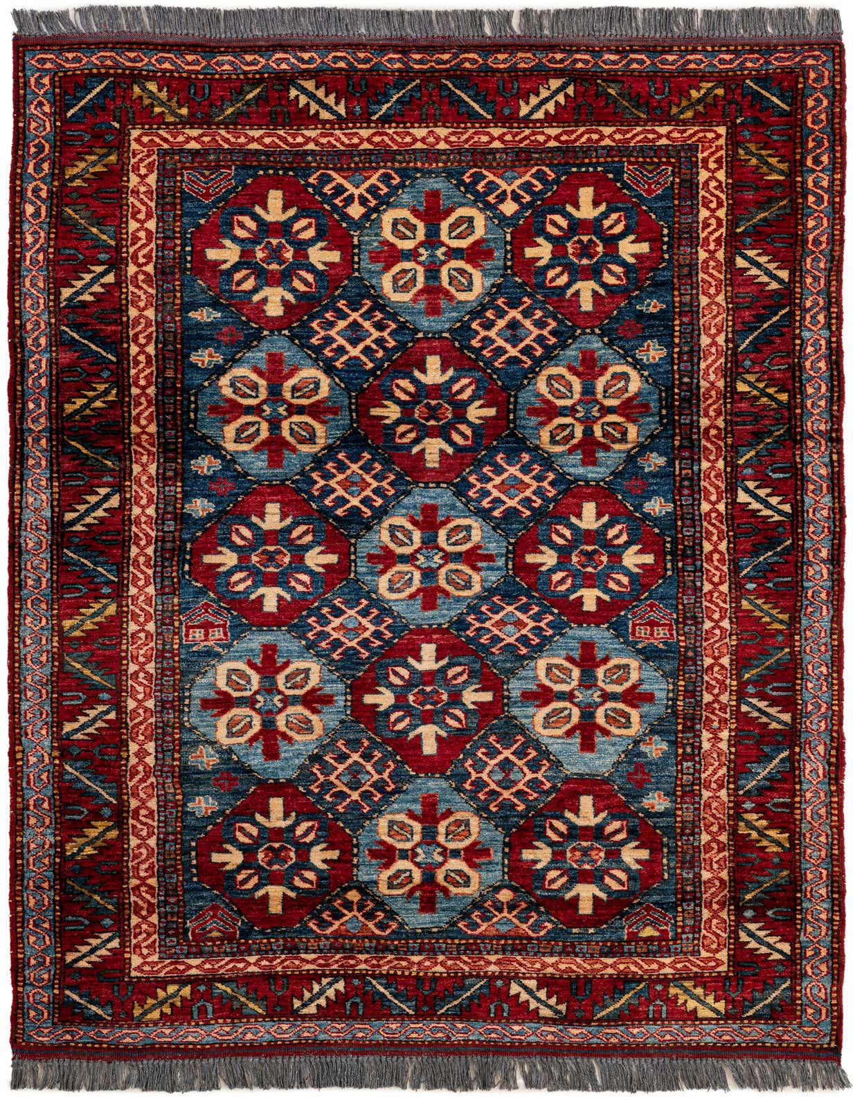 3' 11 x 6' 1 Hand Knotted Kazak Wool Rug