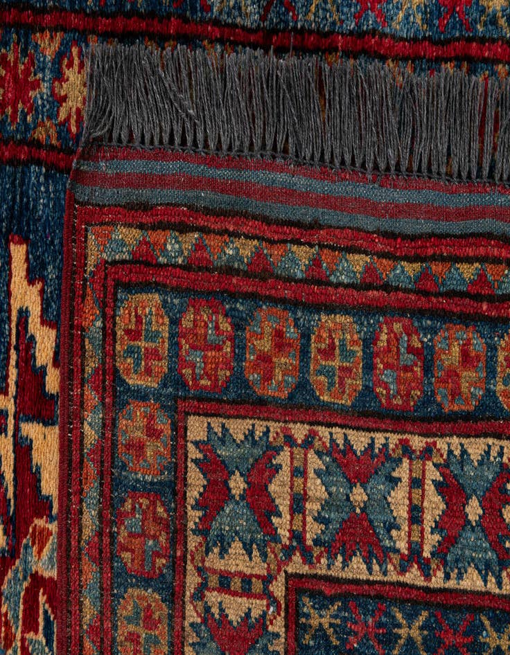 Detail image of 3' 4 x 5' 7  Hand Knotted Kazak Wool Rug