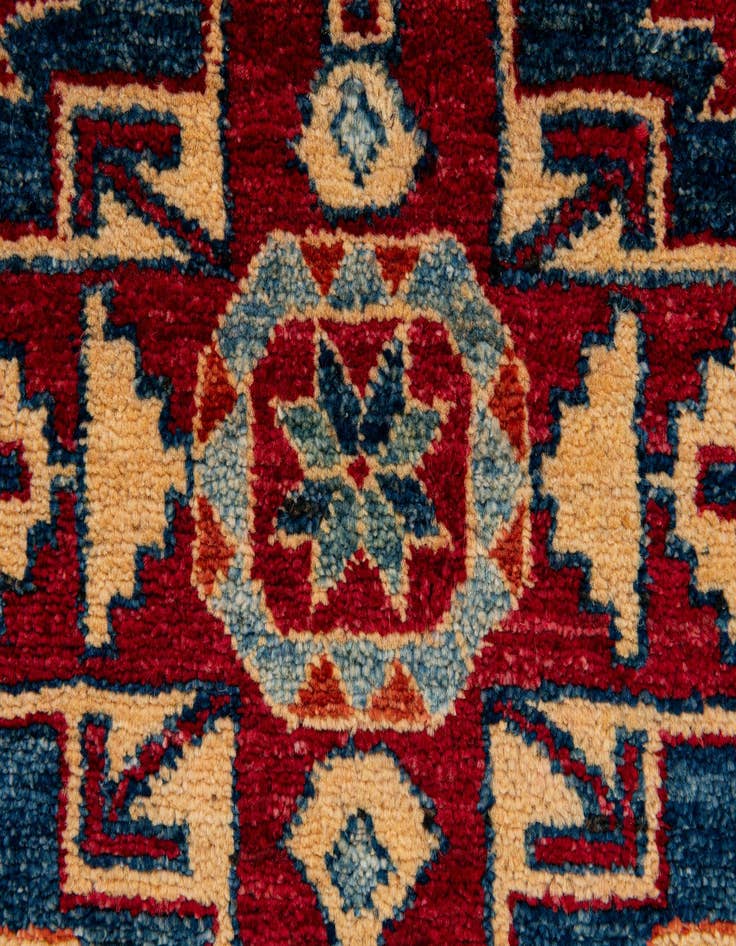 Detail image of 3' 4 x 5' 7  Hand Knotted Kazak Wool Rug