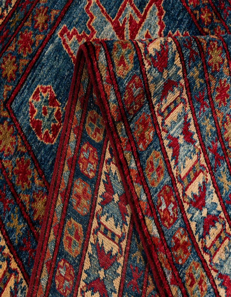Detail image of 3' 4 x 5' 7  Hand Knotted Kazak Wool Rug