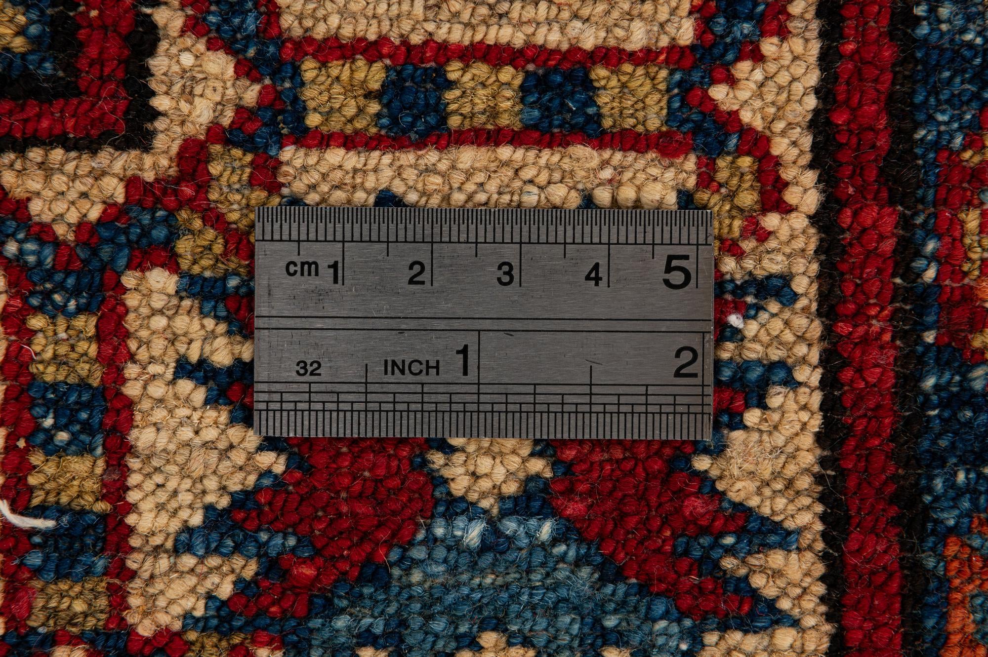 3' 2 x 5' 7 Hand Knotted Kazak Wool Rug