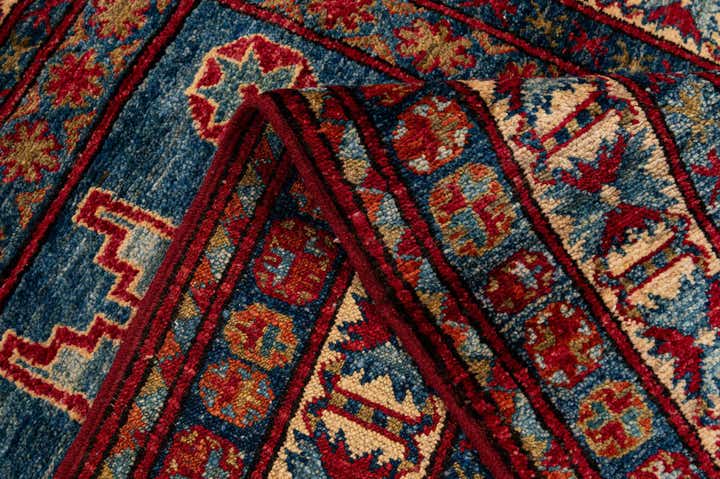 3' 2 x 5' 7 Hand Knotted Kazak Wool Rug
