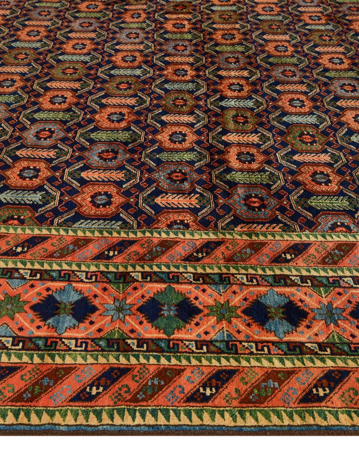 Detail image of 13' 1 x 16' 2 Hand Knotted Kazak Wool Rug