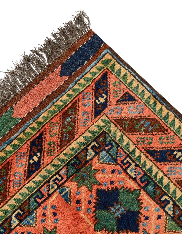 Detail image of 13' 1 x 16' 2 Hand Knotted Kazak Wool Rug