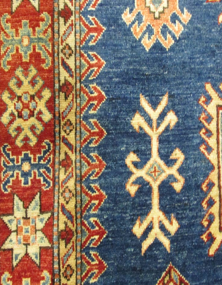 Detail image of 5' 10 x 7' 11 Hand Knotted Kazak Oriental Rug