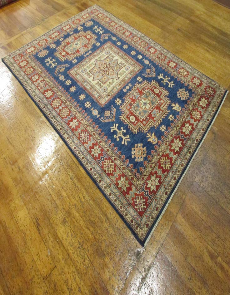 Detail image of 5' 10 x 7' 11 Hand Knotted Kazak Oriental Rug