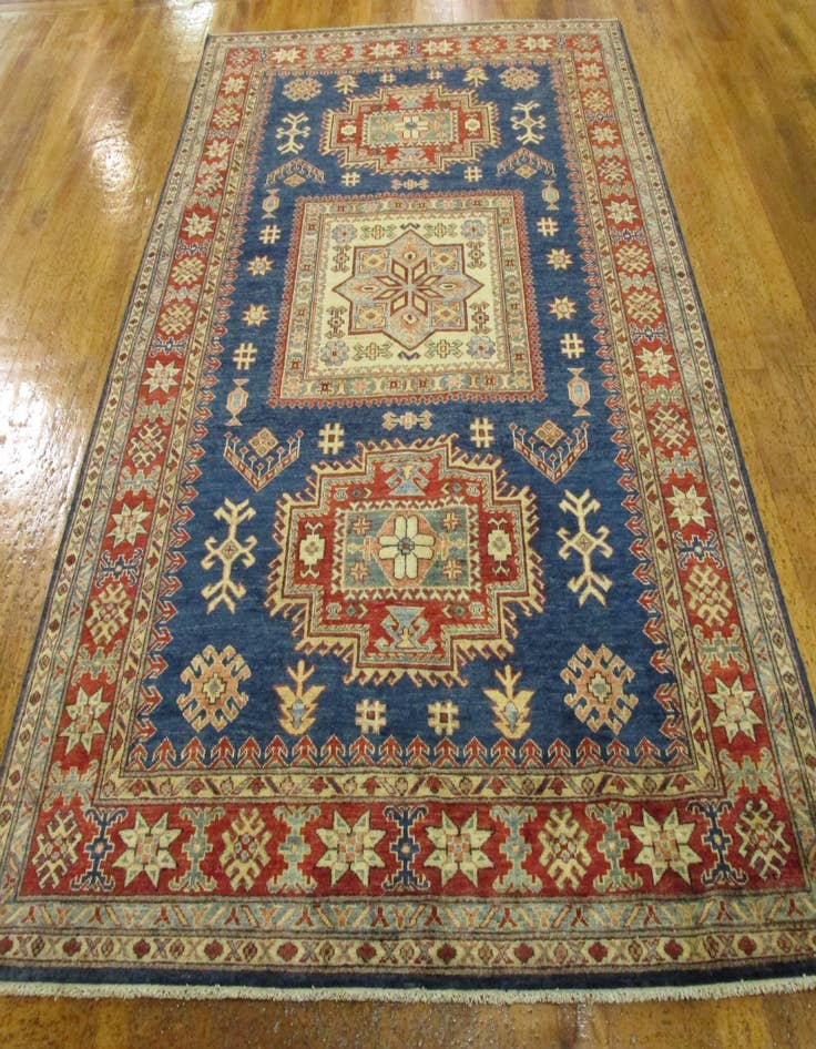 Detail image of 5' 10 x 7' 11 Hand Knotted Kazak Oriental Rug