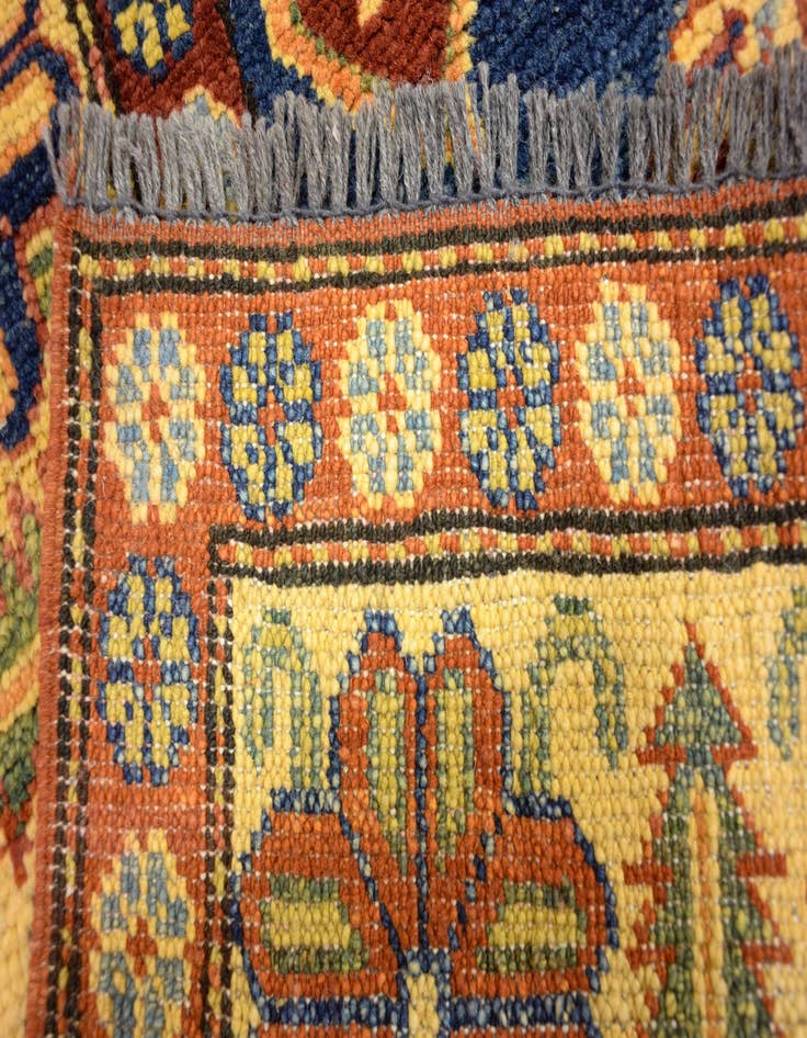 Detail image of 3' 7 x 5' 1 Hand Knotted Kazak Oriental Rug