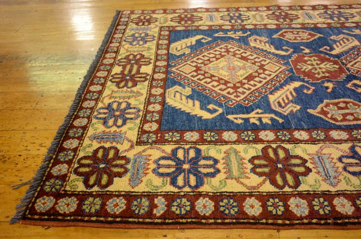 3' 7 x 5' 1 Hand Knotted Kazak Oriental Rug