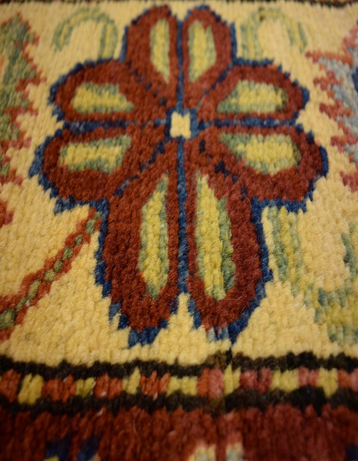 Detail image of 3' 7 x 5' 1 Hand Knotted Kazak Oriental Rug