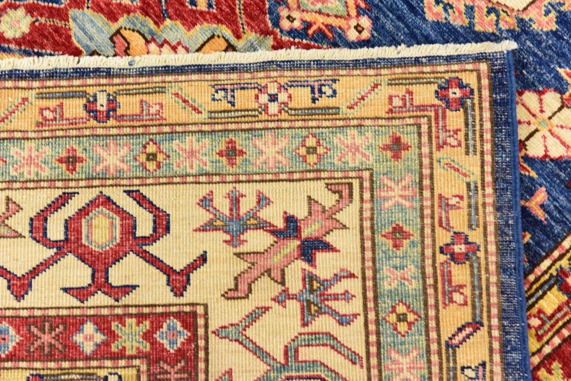 4' 10 x 6' 4 Hand Knotted Kazak Rug