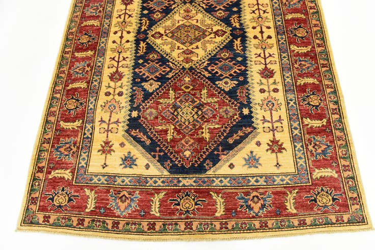 Detail image of 5' 2 x 6' 9 Hand Knotted Kazak Rug