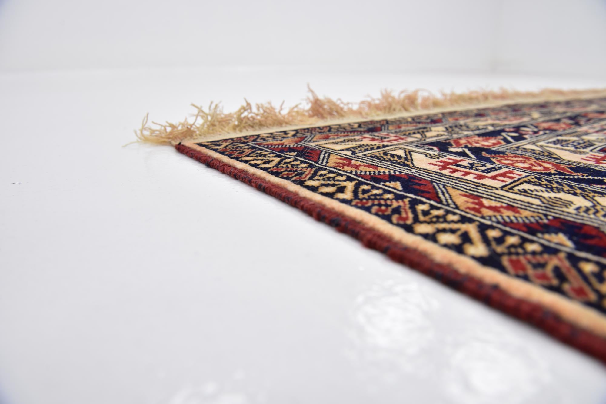 6' 4 x 9' 2 Hand Knotted Kazak Rug