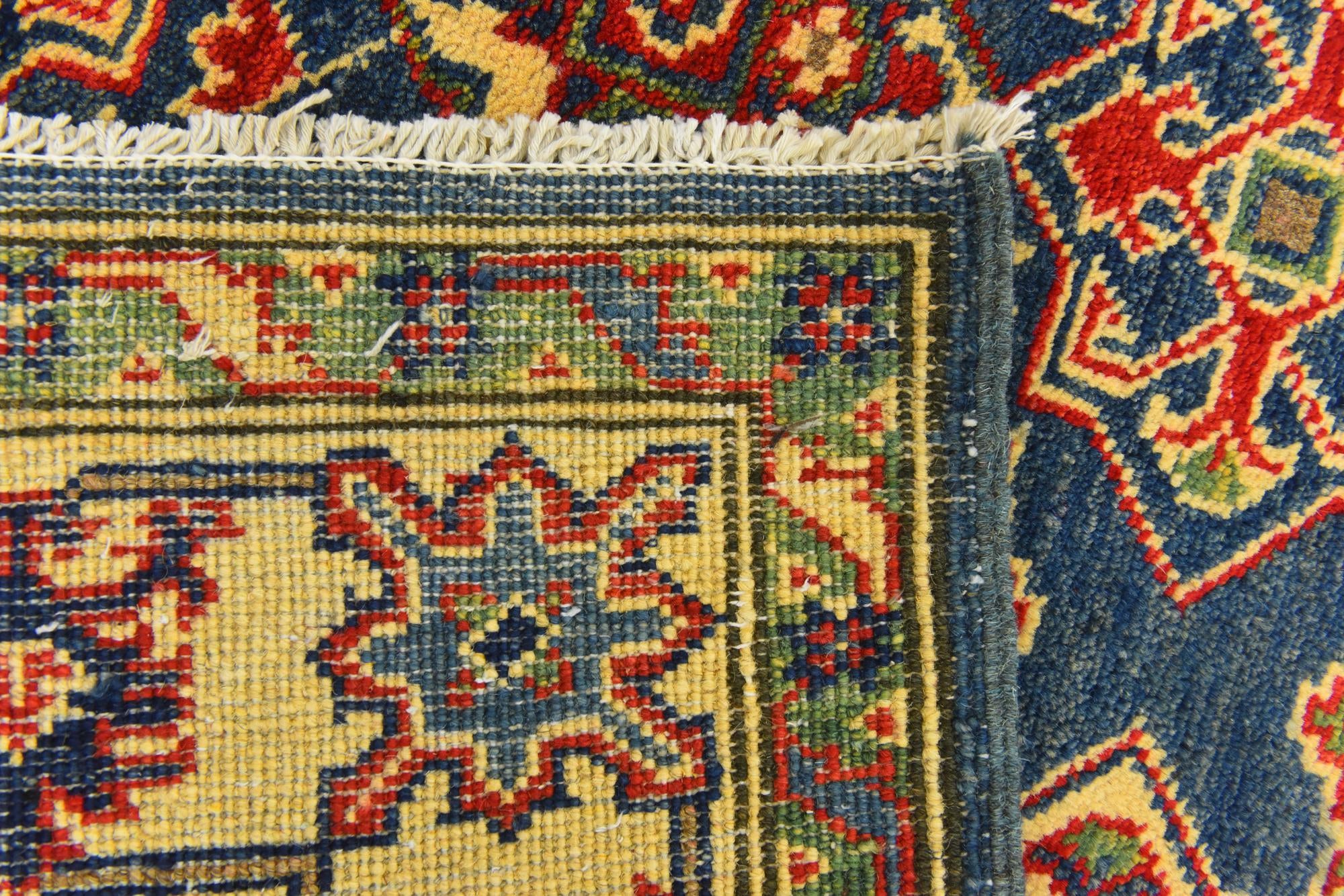 4' x 6' 4 Hand Knotted Kazak Rug