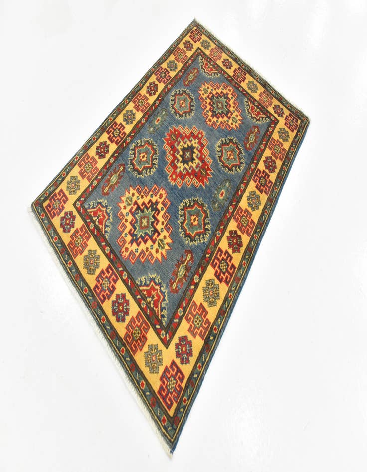 Detail image of 2' 8 x 3' 11  Hand Knotted Kazak Rug