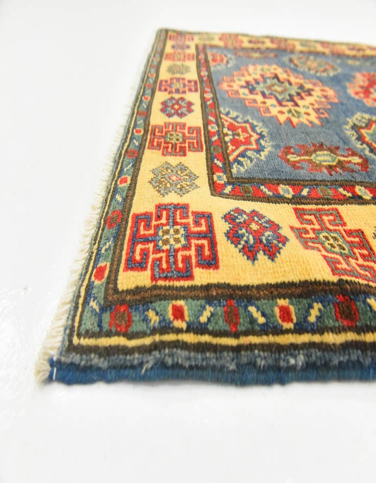 Detail image of 2' 8 x 3' 11  Hand Knotted Kazak Rug