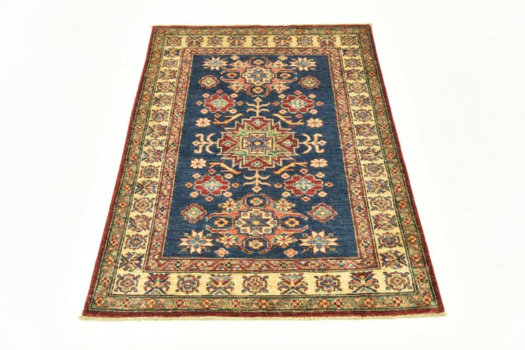 Detail image of 2' 9 x 4' 1 Hand Knotted Kazak Oriental Rug