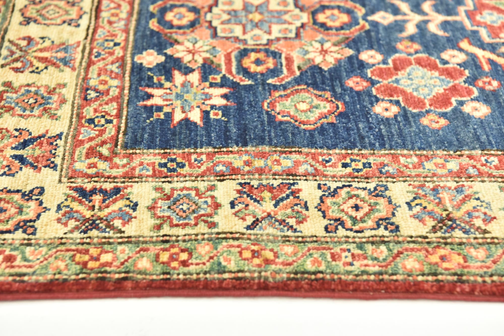 85cm x 125cm anudado a mano Kazak Alfombra Oriental
