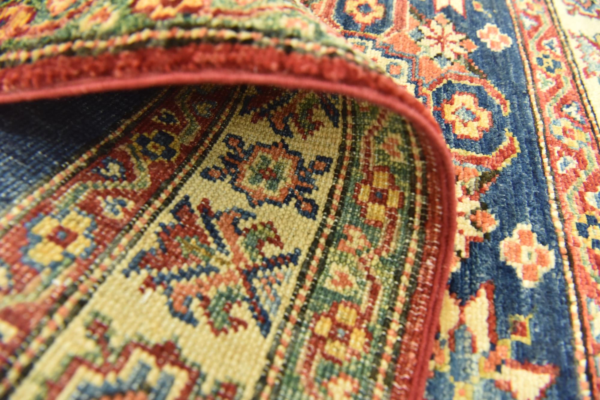 85cm x 125cm anudado a mano Kazak Alfombra Oriental