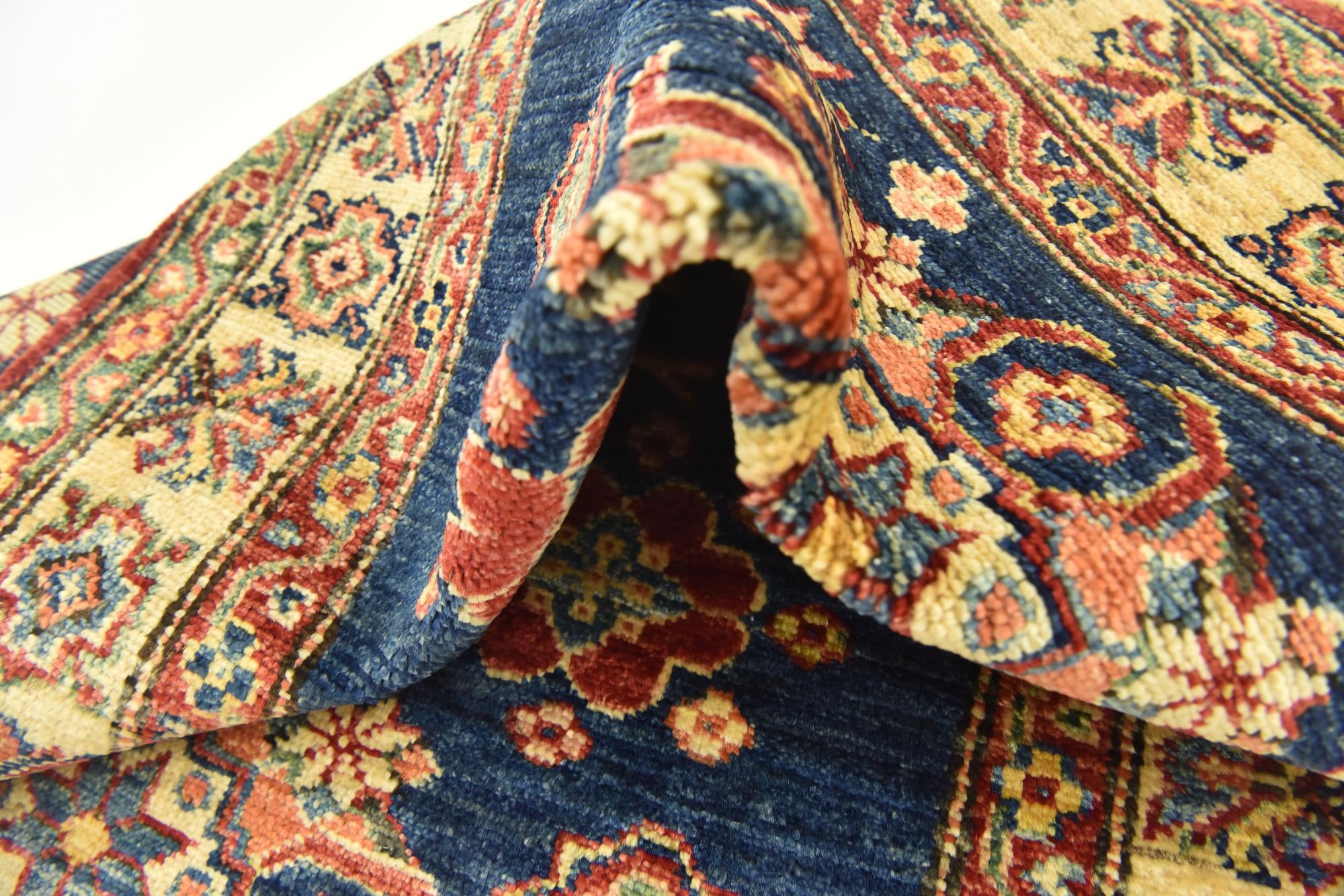 85cm x 125cm anudado a mano Kazak Alfombra Oriental