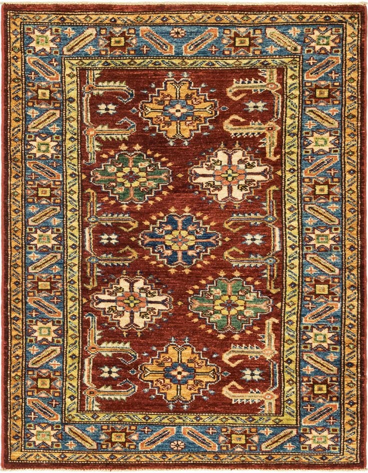 Detail image of 2' 9 x 4' 1 Hand Knotted Kazak Oriental Rug