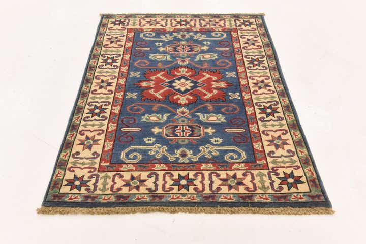 2' 9 x 4' 1 Hand Knotted Kazak Rug