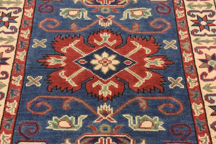 2' 9 x 4' 1 Hand Knotted Kazak Rug