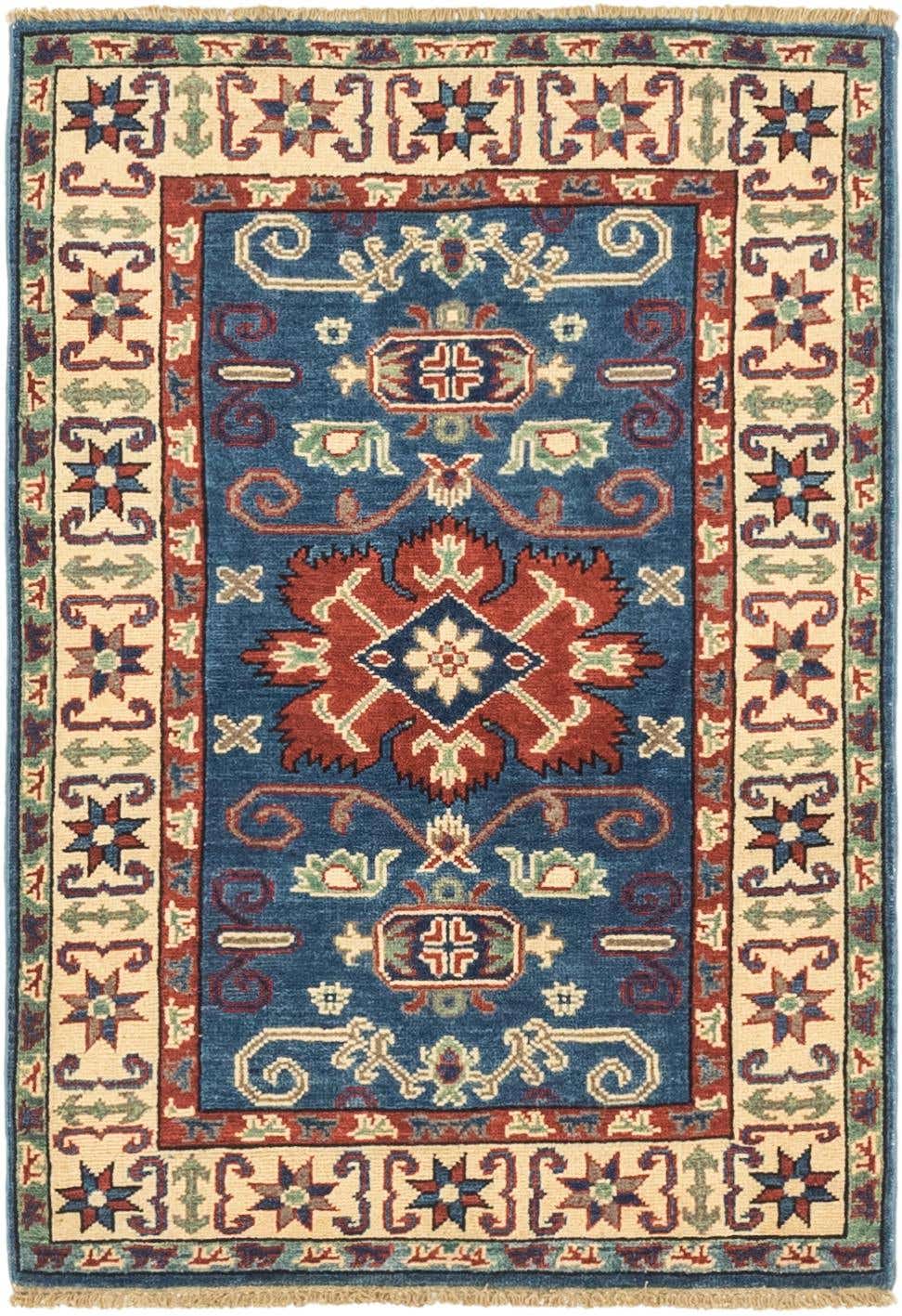 2' 9 x 4' 1 Hand Knotted Kazak Rug