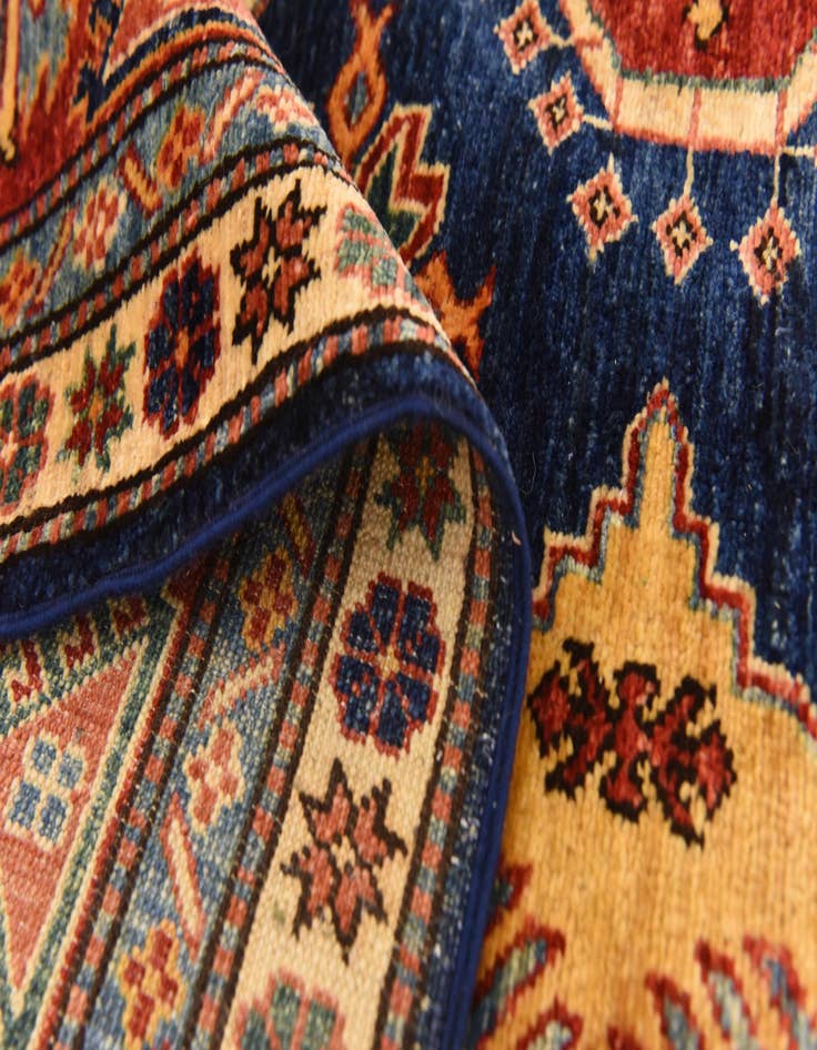 Detail image of 6' 6 x 10'  Hand Knotted Kazak Oriental Rug