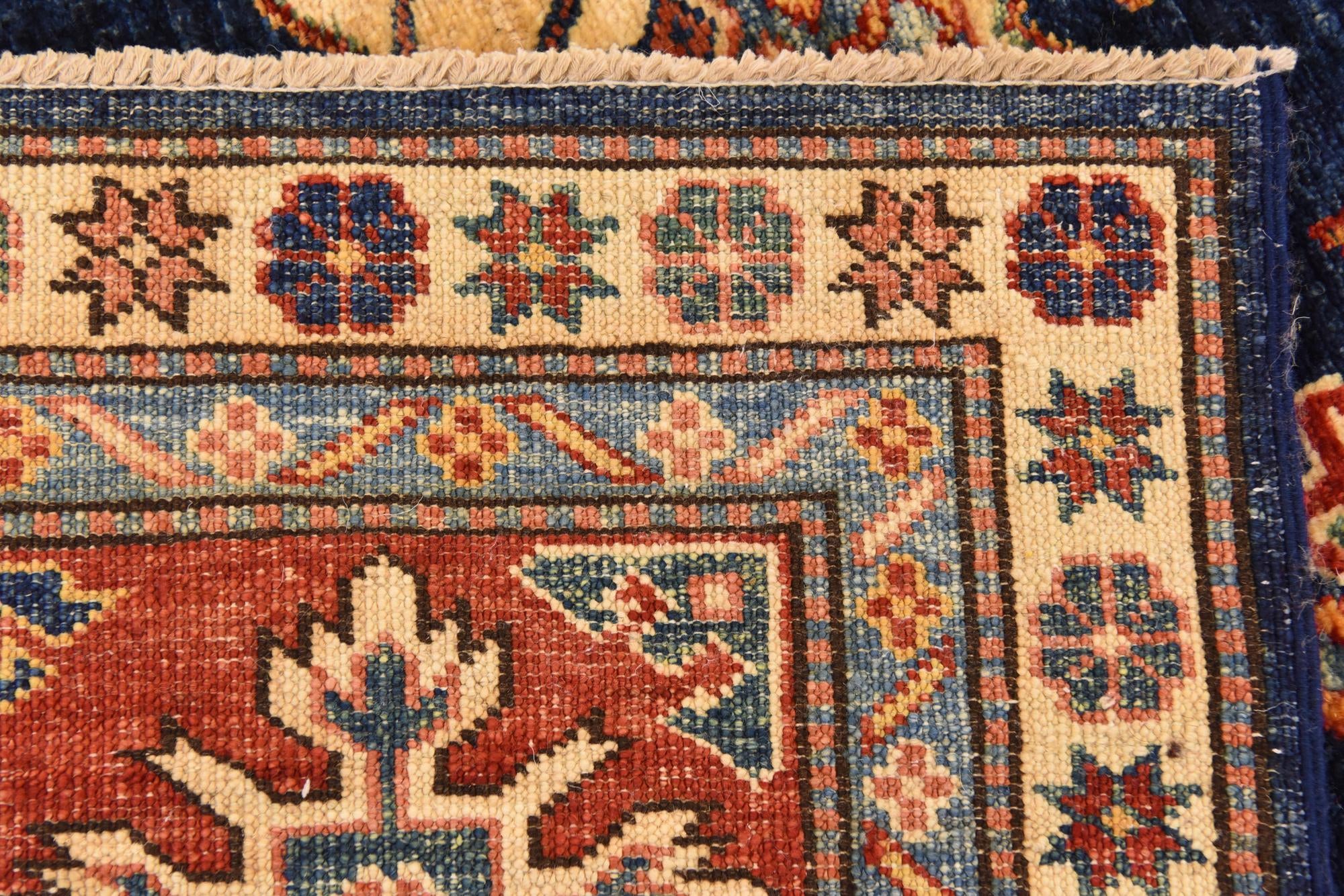 6' 6 x 10' Hand Knotted Kazak Oriental Rug