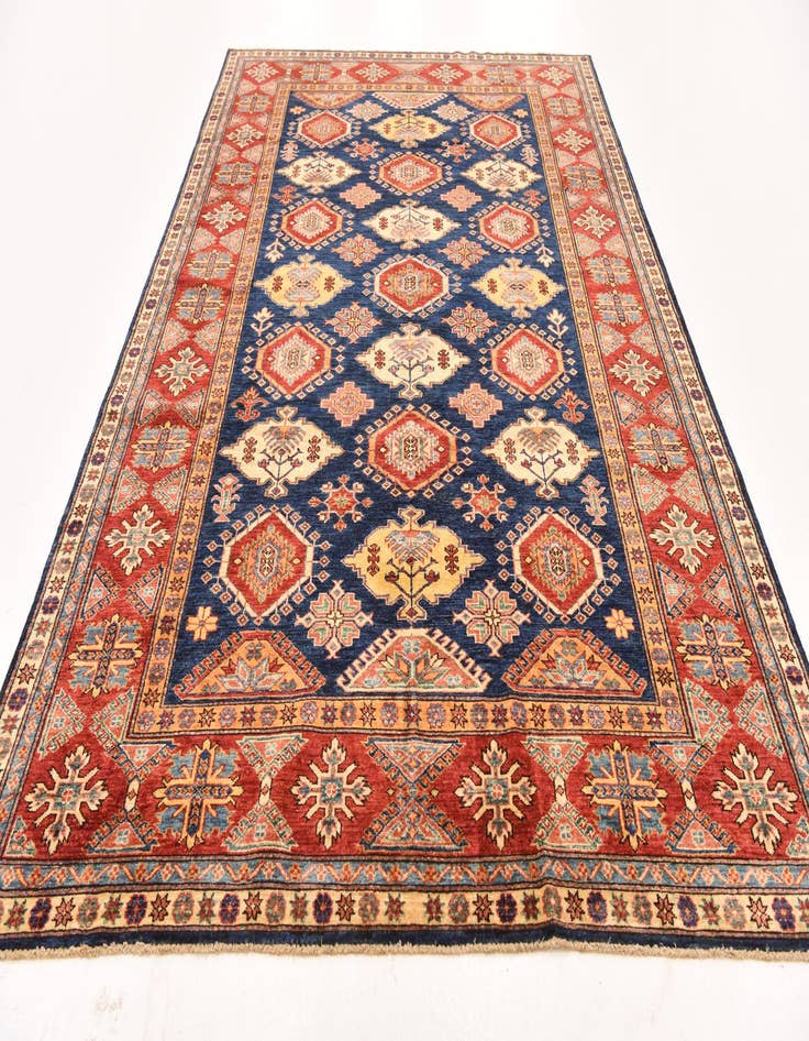Detail image of 6' 6 x 10'  Hand Knotted Kazak Oriental Rug