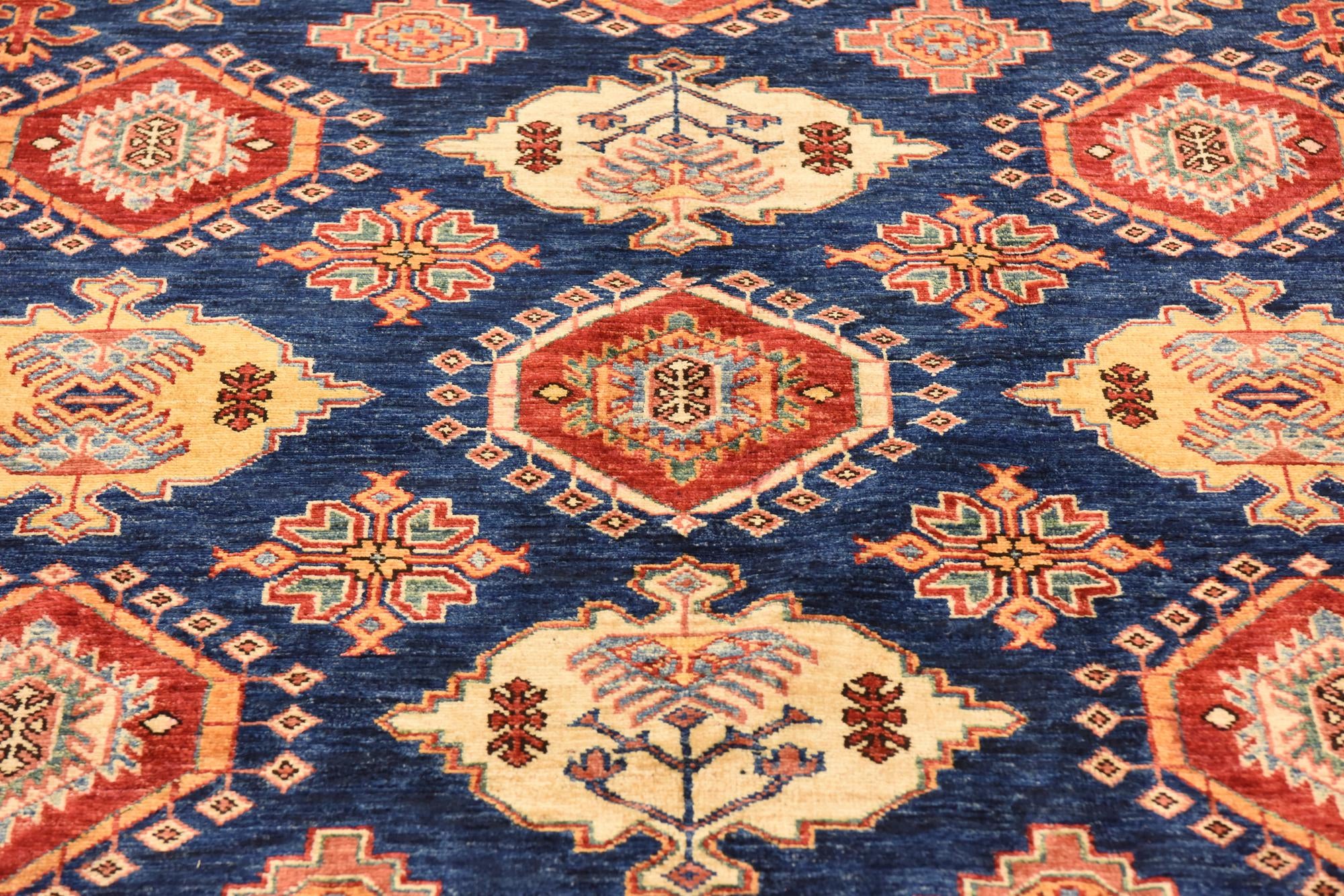 6' 6 x 10' Hand Knotted Kazak Oriental Rug