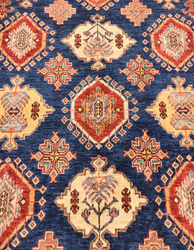 Detail image of 6' 6 x 10'  Hand Knotted Kazak Oriental Rug