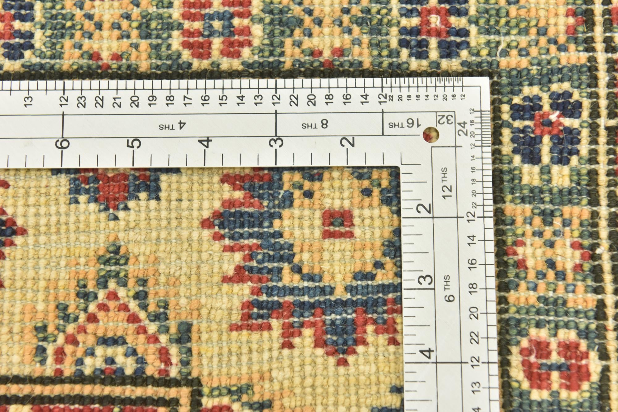 4' 1 x 6' Hand Knotted Kazak Rug