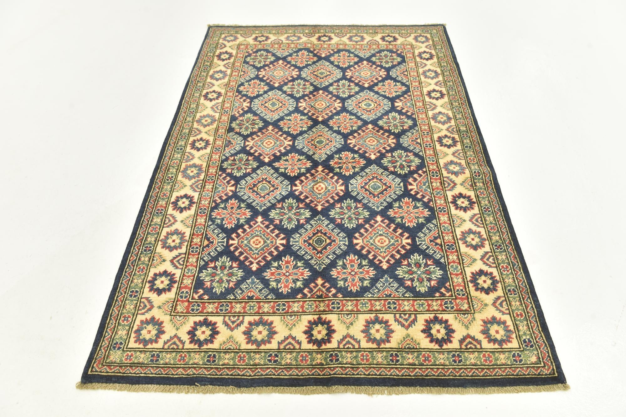 4' 1 x 6' Hand Knotted Kazak Rug