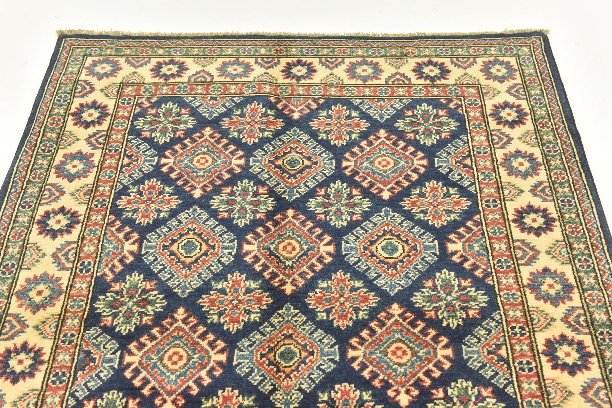 4' 1 x 6' Hand Knotted Kazak Rug