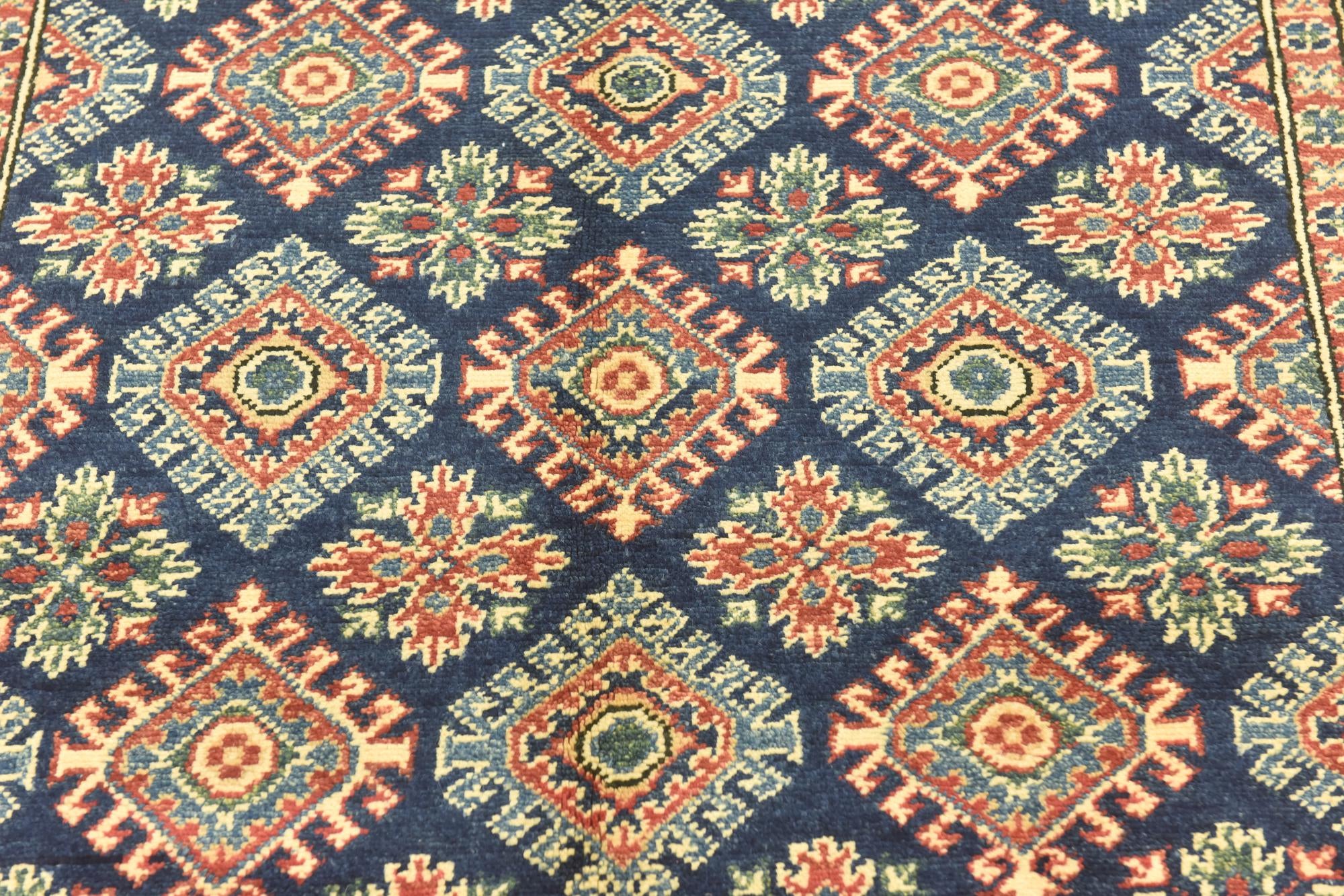 4' 1 x 6' Hand Knotted Kazak Rug