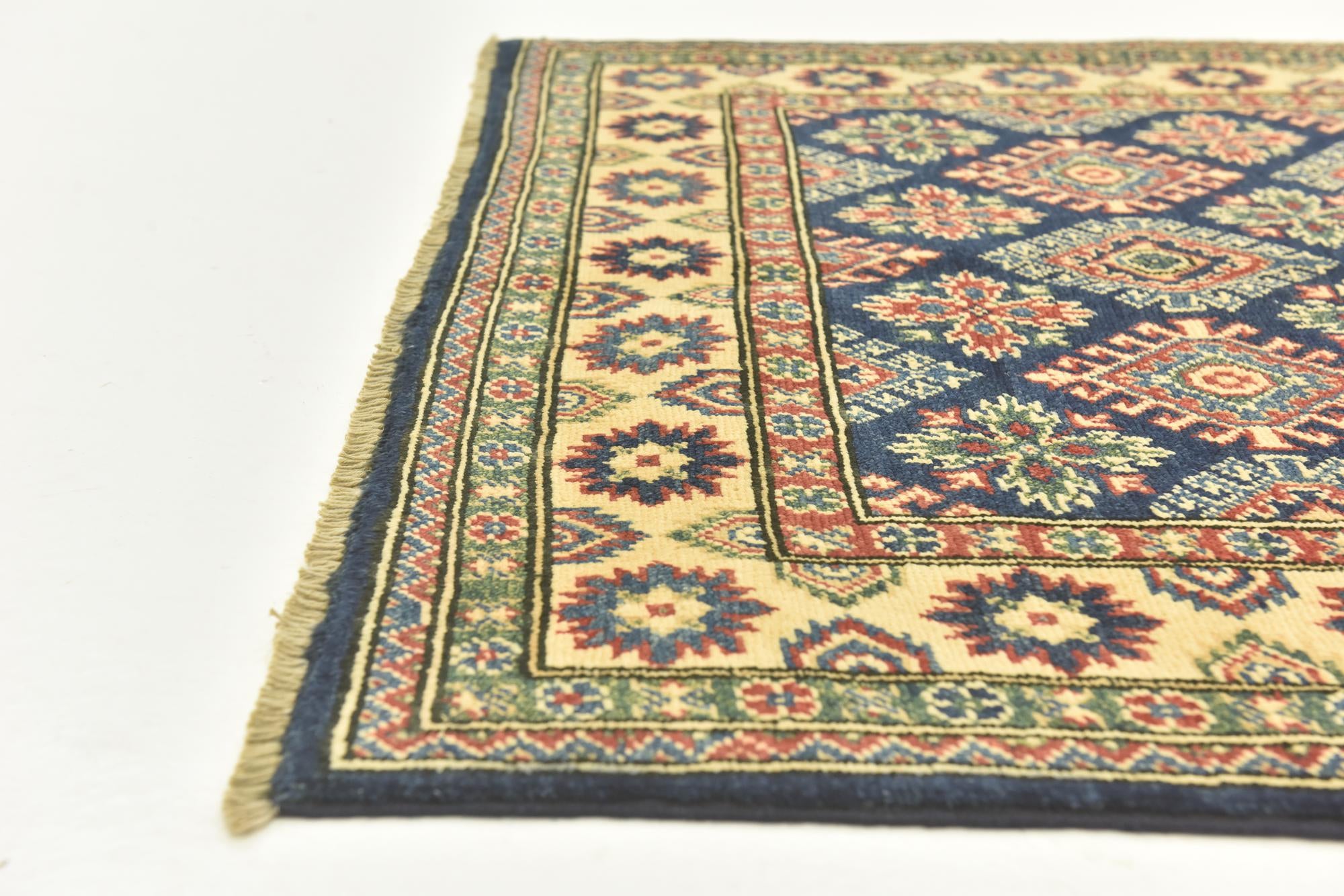 4' 1 x 6' Hand Knotted Kazak Rug
