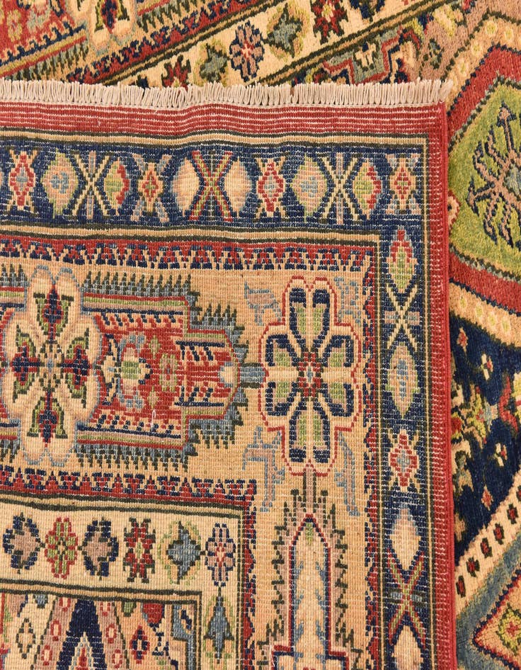 Detail image of 6' 6 x 9' 8  Hand Knotted Kazak Rug