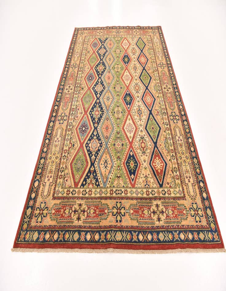 Detail image of 6' 6 x 9' 8  Hand Knotted Kazak Rug